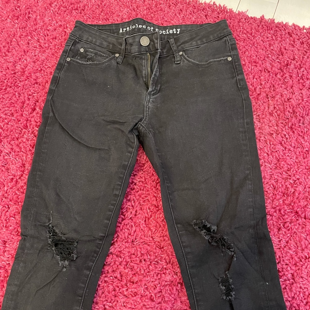 Articles of society black jeans